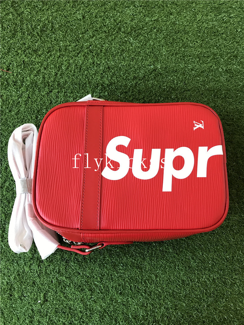 LVS Supreme Red Shoulder Bag